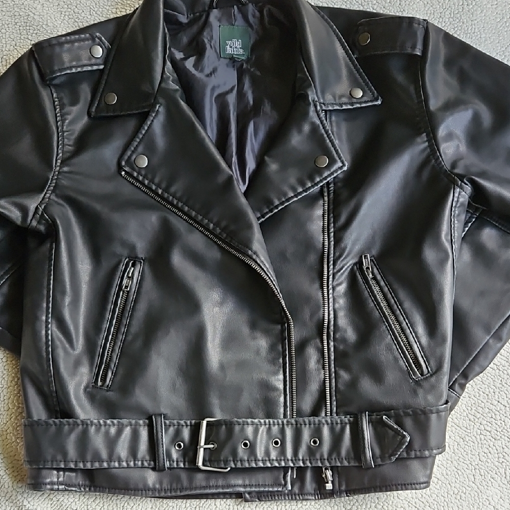 Wild Fable Black Leather Jacket